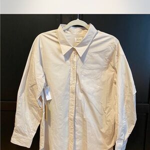 Wilfred Free Relaxed Fit Cream Shirt